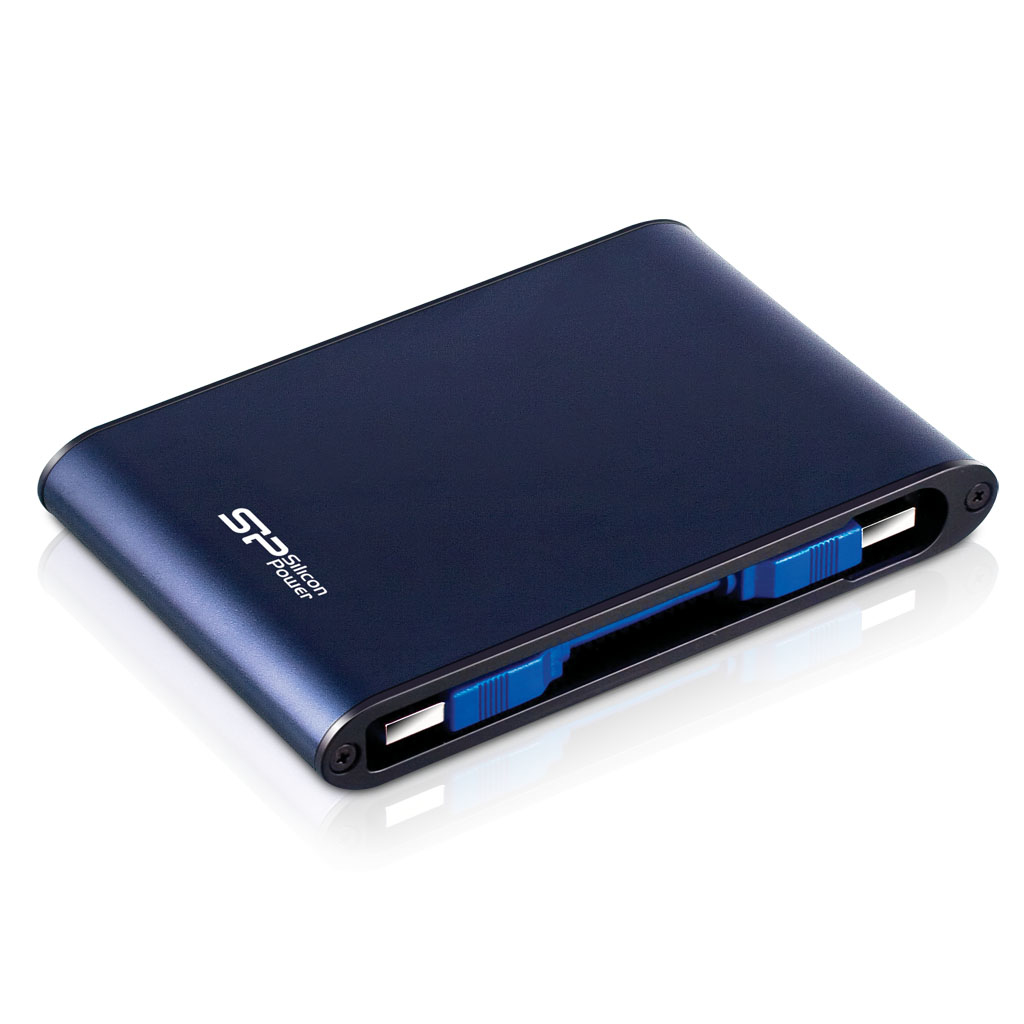 HDD Extern Silicon Power Armor A80, 2TB, USB 3.0 (Albastru) "SP020TBPHDA80S3B"