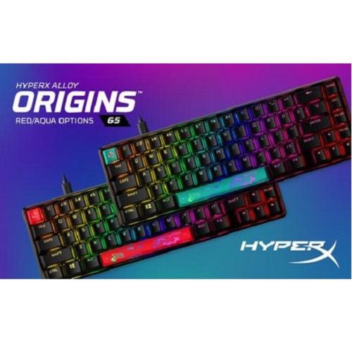 HP HYPERX ALLOY 65 AQU KEYBOARD RGB, "56R64AA#ABA" (timbru verde 0.8 lei)