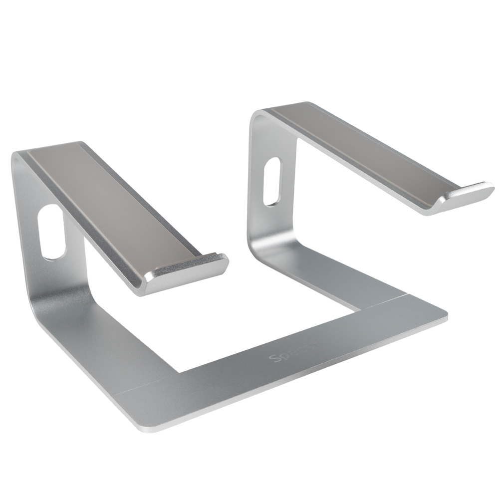 Stand Notebook Spacer 15.6", aluminiu, demontabil, inalta laptopul la 150mm, "SPNS-FIXED"