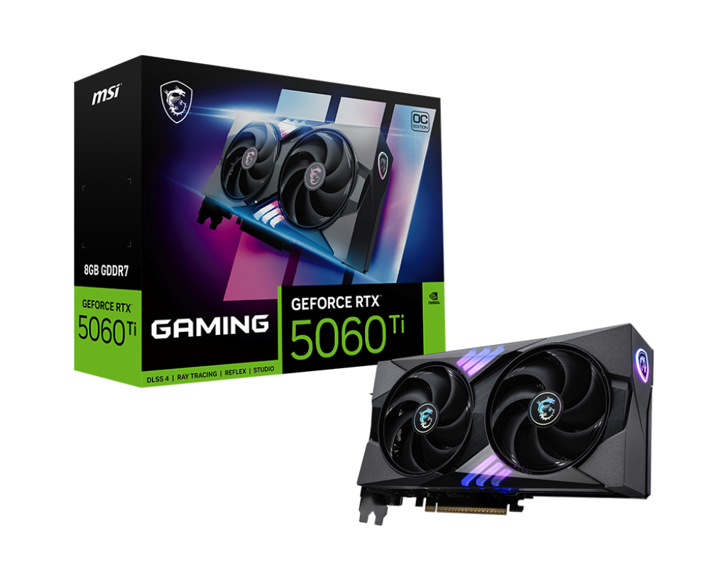 MSI GeForce RTX 5060 Ti 8G GAMING OC "GeForce RTX 5060 Ti 8G GAMING OC"
