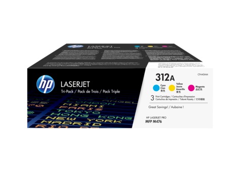 Combo-Pack Original HP CMY, nr.312A, pentru LaserJet Pro M377|M452|M477, 3x2.7K, (timbru verde 1.2 lei) , "CF440AM"