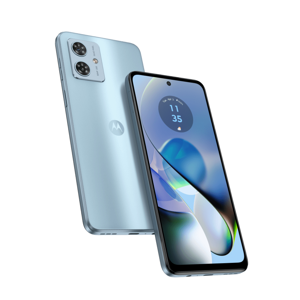 Smartphone Moto G54 256GB 8GB RAM 5G Dual SIM Glacier Blue "PAYT0032SE" (timbru verde 0.45 lei)