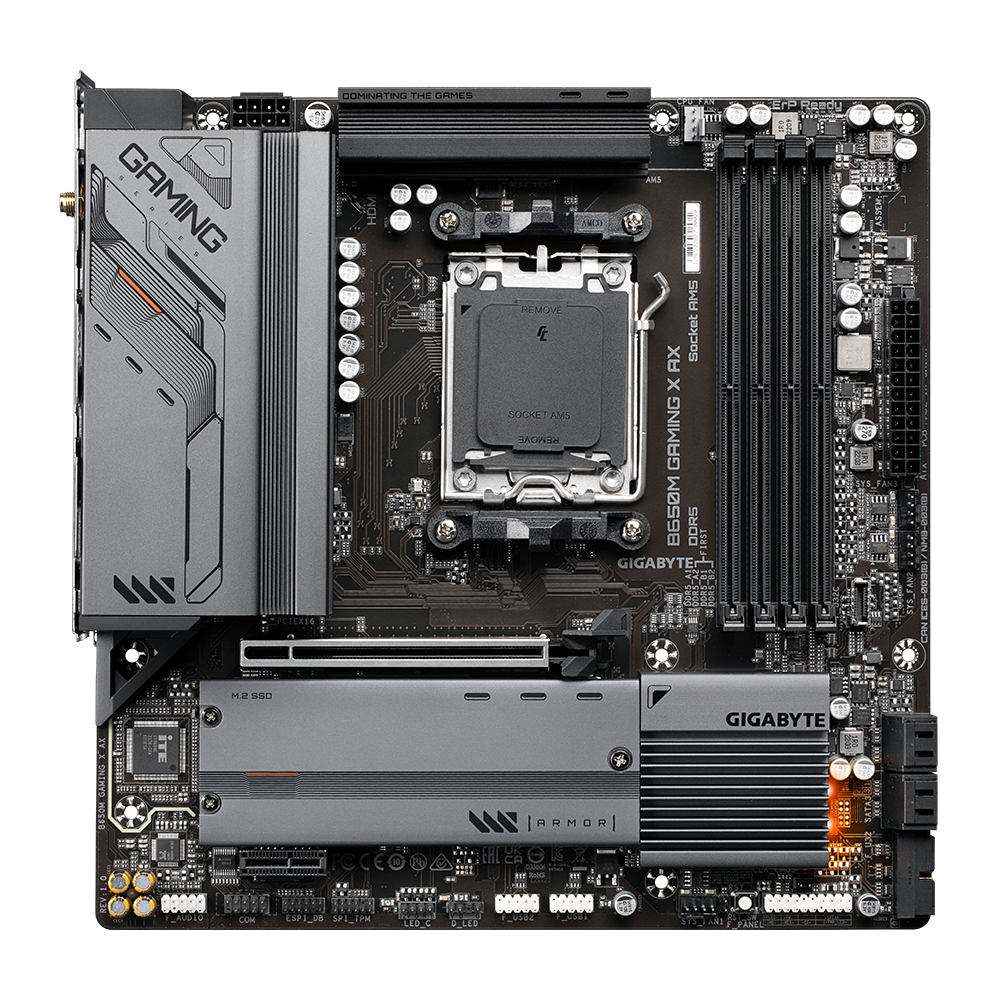 Placa de baza GIGABYTE B650M GAMING X AX, "B650M GAMING X AX"