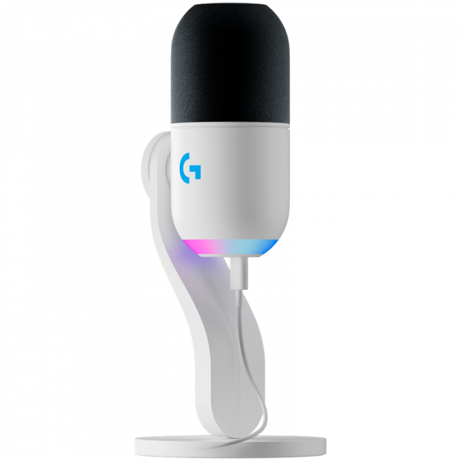 LOGITECH G Yeti GX RGB Gaming Microphone - LIGHTSYNC - OFF WHITE - USB "988-000576" (timbru verde 0.18 lei)