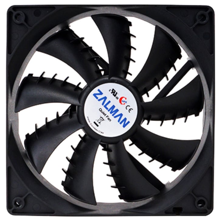 Ventilator Zalman "F3(SF)", 120mm, 1200 RPM, Long Life Bearing, negru, "ZM-F3(SF)" (timbru verde 0.18lei)