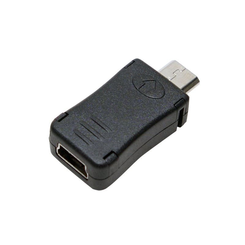 ADAPTOR LOGILINK, Micro-USB (T) la Mini-USB (M), negru, "AU0010" (timbru verde 0.08 lei)