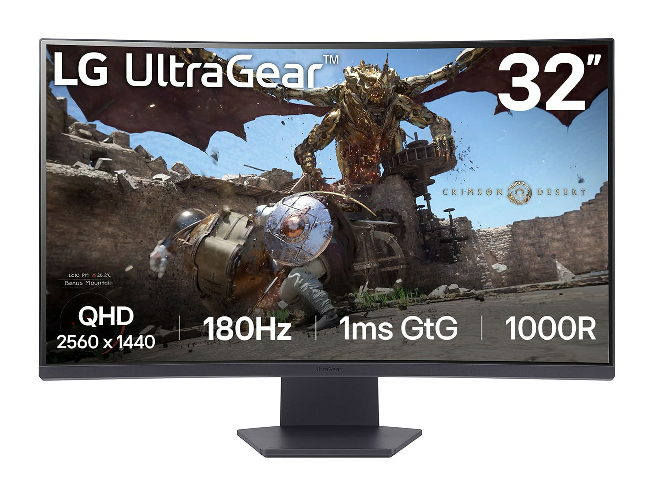 MONITOR LCD 32" VA/32GS60QC-B LG "32GS60QC-B" (timbru verde 7 lei)