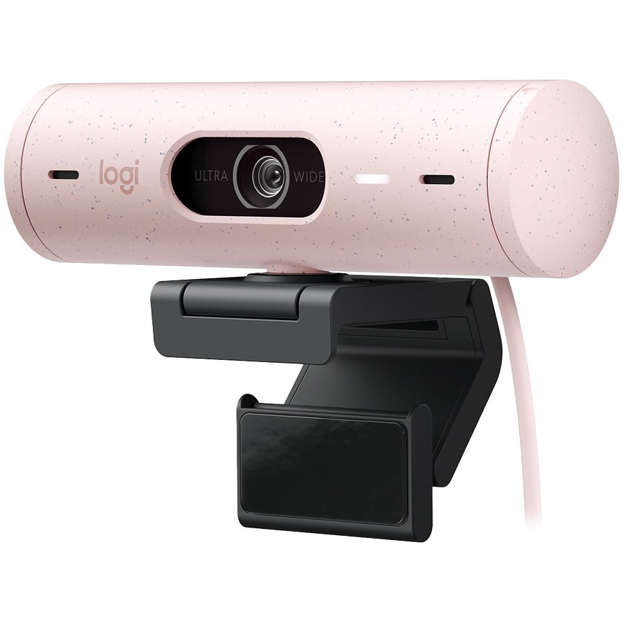 LOGITECH BRIO 500 - ROSE - USB - EMEA28, "960-001421" (timbru verde 0.18 lei)