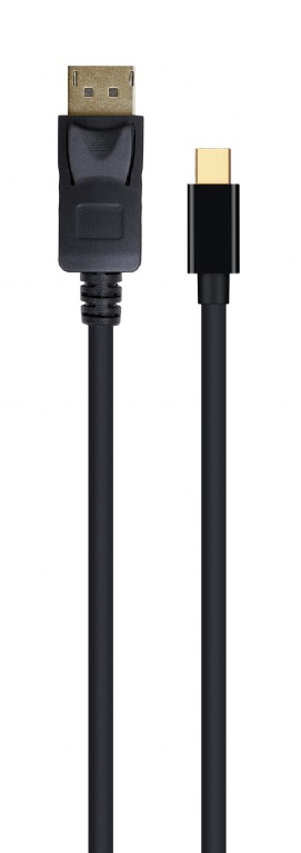 CABLU video GEMBIRD, Mini-DisplayPort (T) la DisplayPort (T), 1.8m, rezolutie maxima 4K UHD (3840 x 2160) la 30 Hz, negru, "CCP-mDP2-6" (timbru verde 0.18 lei)