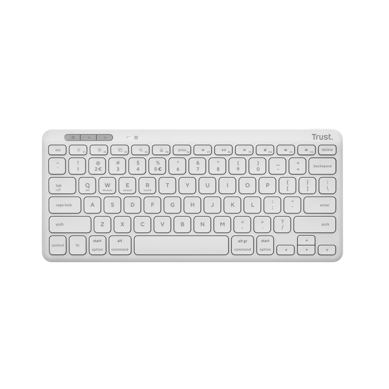 Tastatura Trust Lyra Wireless, alb "TR-25097" (timbru verde 0.8 lei)