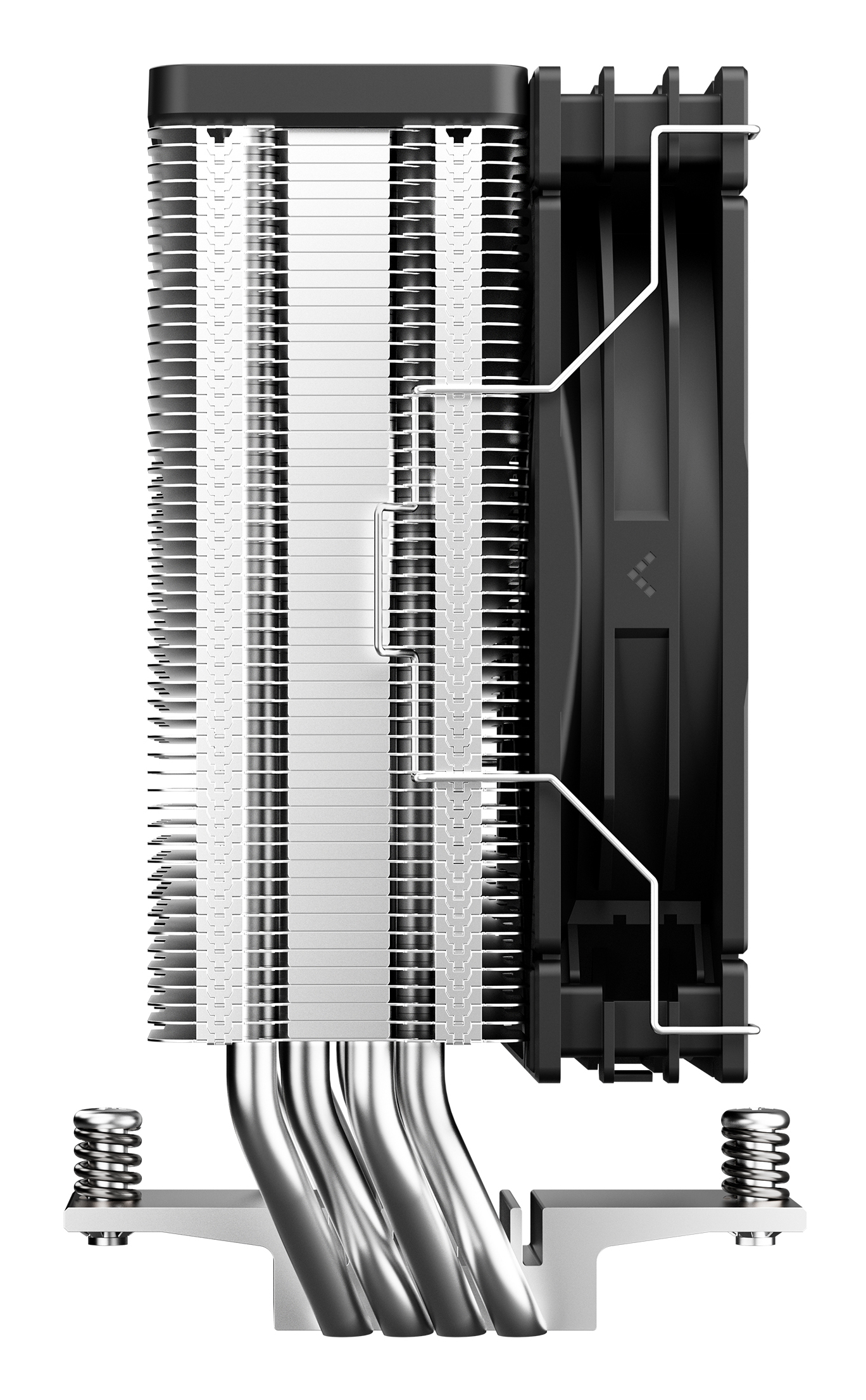 COOLER DeepCool "AG400 G2" skt. Intel si AMD, racire cu aer, vent. 120mm, 500 - 2200 RPM, 4 heatpipies, inaltime 152mm,"R-AG400-BKNPMG2-G" - imagine 4
