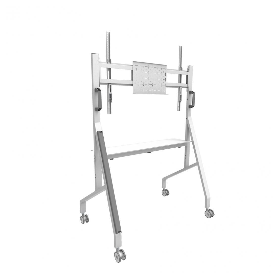Stand podea mobil NM NS 55"-86" 76kg alb "FL50-525WH1"