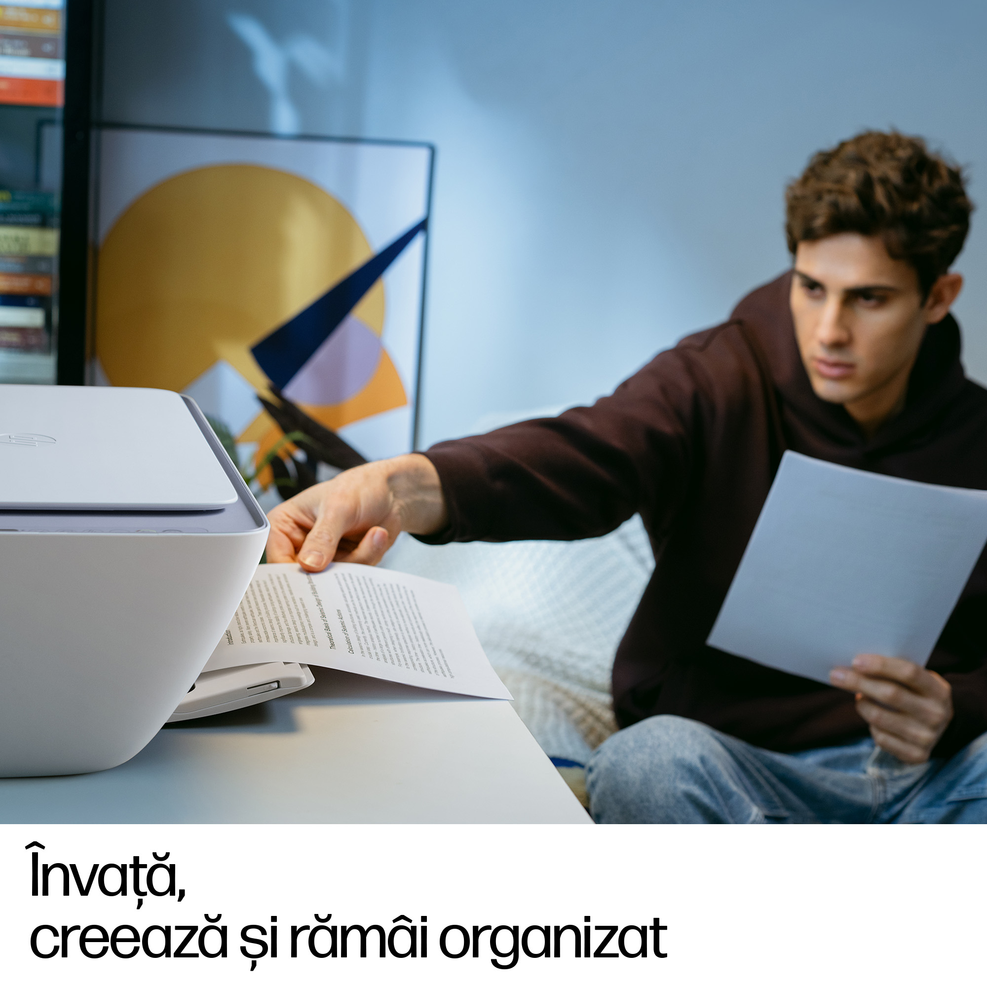 Multifunctional InkJet Color HP, DESKJET 2922, A4, Functii: Impr.|Scan.|Cop., Vit.Print. 7.5ppm, Conectivitate:USB|WIFI, White, , Duplex:Nu, ADF:Nu(incl.TV 8lei) "A24HVB" - imagine 10