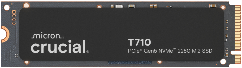 CRUCIAL T710 4TB PCIe Gen5 NVMe M.2 2280 SSD up to 14500 MB/s read and 13800 MB/s write "CT4000T710SSD8"