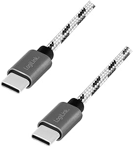 CABLU alimentare si date LOGILINK, pt. smartphone, USB 2.0 Type-C (T) la USB 2.0 Type-C (T), set de 3 cabluri: 0.5/1/2m, premium, cablu cu impletire din nylon, dublu ecranare, alb&negru, "CU0200" (timbru verde 0.08 lei)