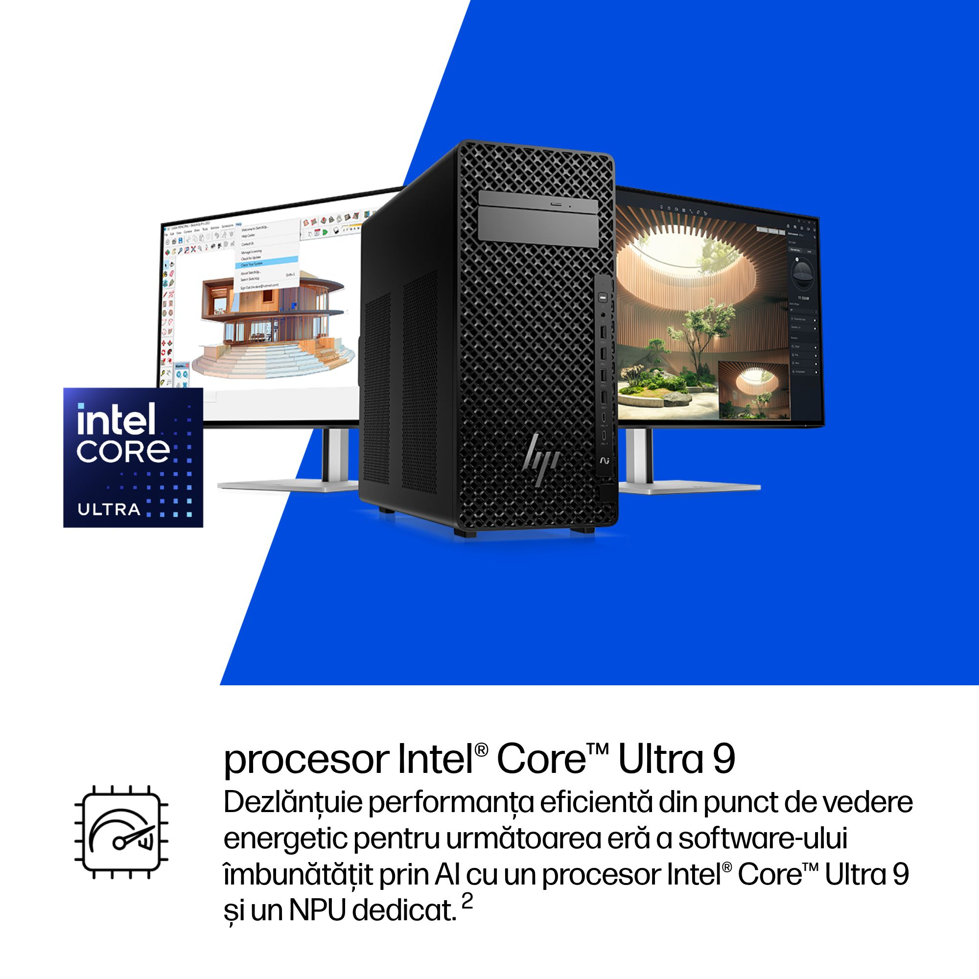 PC Z2 TOWER G1I CU9-285K/64GB/1TB W11P D06G8ET HP"D06G8ET" - imagine 3