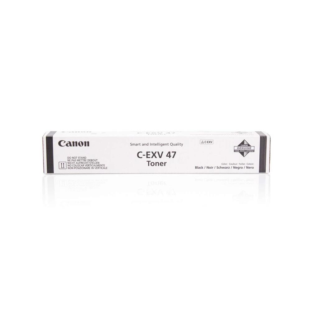 Toner Original Canon Black, EXV47BK, pentru IR Advance C250I|C350I|C351IF, 19K, (timbru verde 1.2 lei) ,NOPP, "CF8516B002AA"