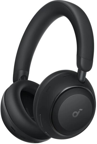 Casti Anker "Soundcore Space 2", Over-Ear, utilizare multimedia, Bluetooth 6.1, USB-C, cablu audio Jack 3.5mm, durata baterie pana la 50 ore, ANC, negru, "D1402G11" (timbru verde 0.08 lei) - 194644306502