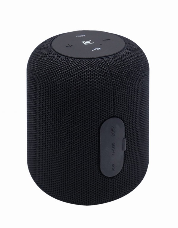 BOXE GEMBIRD portabile bluetooth, RMS: 5W, baterie 1200mAh, microSD, USB, FM-radio, BT v5.1, 116x93x93mm, 338 grame, black, "SPK-BT-15-BK" (timbru verde 0.8 lei)