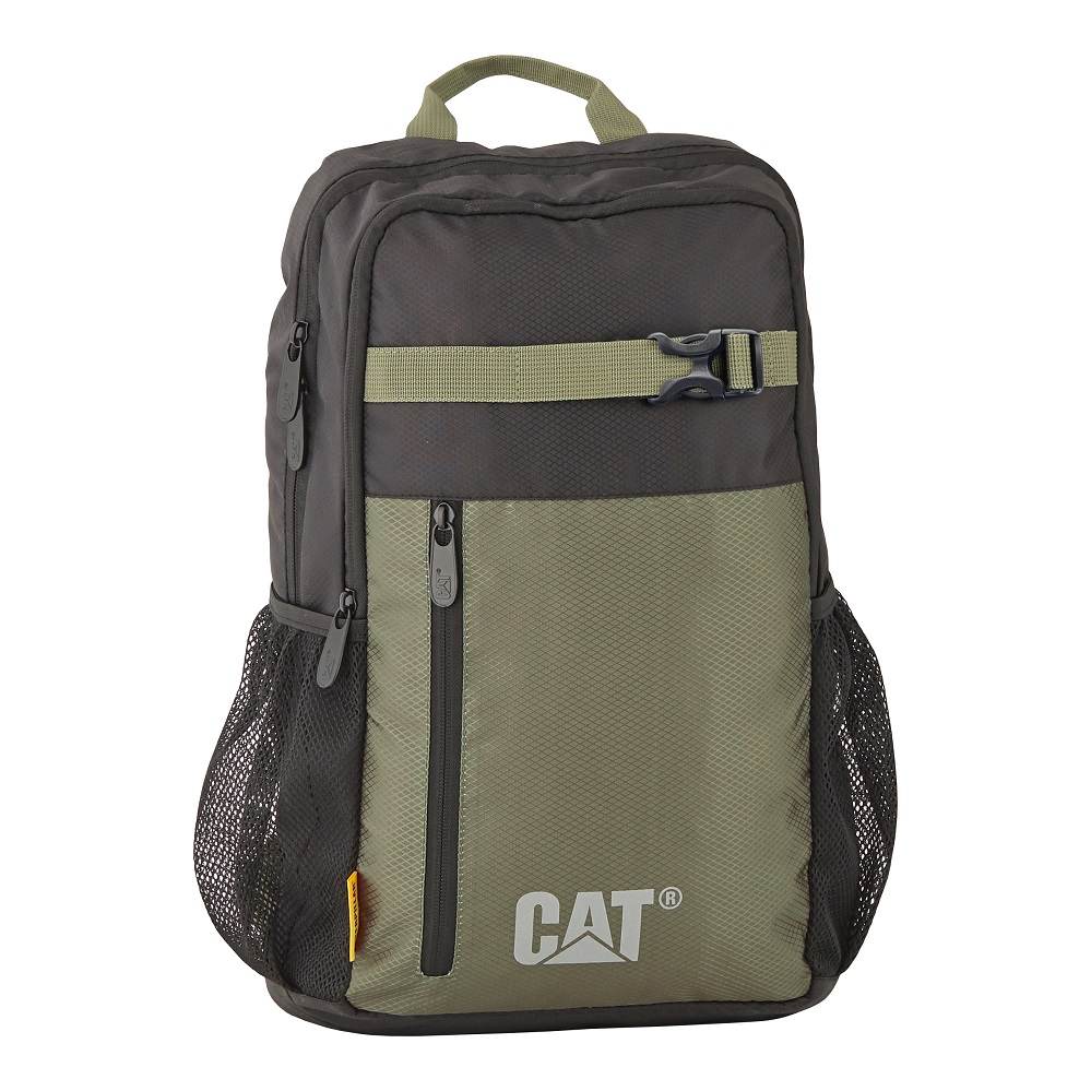 Rucsac CATERPILLAR V Power 2A, material 210D polyester - army/negru "CAT-84396-537"