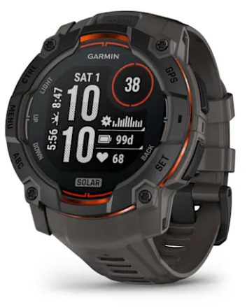 Smartwatch Garmin 010-02935-00Smartwatch Garmin Instinct 3 Solar, GPS, 50mm, Ecran 1.1", Bluetooth, ANT+, Android/iOS, 10 ATM, Curea Silicon Negru (Negru) "010-02935-00" (timbru verde 0.18 lei)