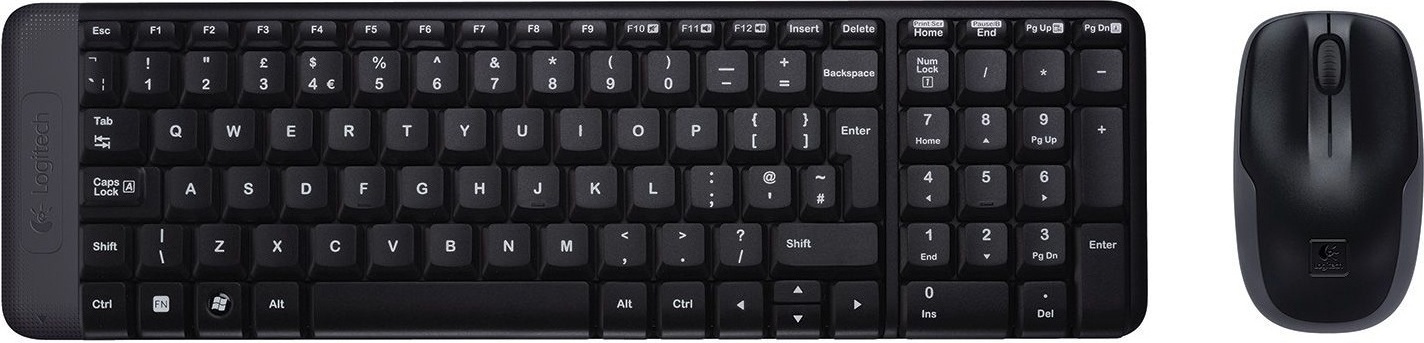 KIT wireless LOGITECH, tastatura wireless "K220" + mouse wireless 3 butoane "M150", black, "MK220" "920-003168" (timbru verde 0.8 lei)