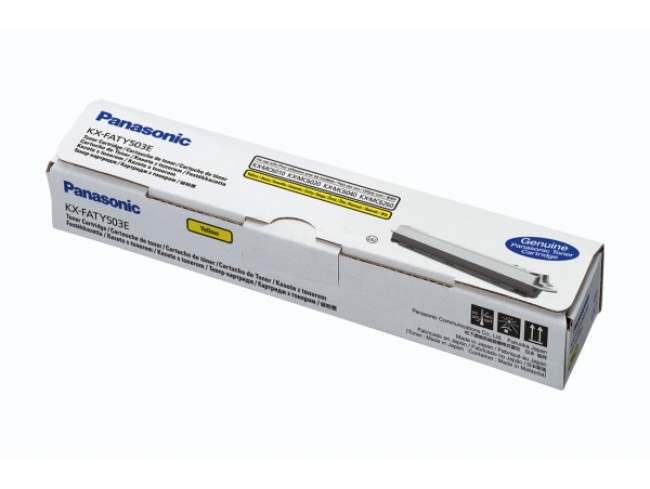Toner Original Panasonic Yellow, KX-FATY503E, pentru KX-MC6020, 2K, (timbru verde 1.2 lei) , "KX-FATY503E"