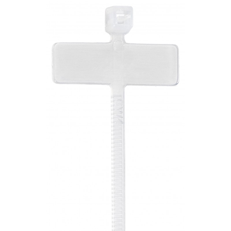 Brida plastic 2,5 x 100 eticheta (100 buc)- ELEMATIC, "52100-M"