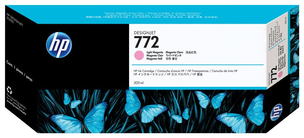 Cartus Cerneala Original HP Light Magenta, nr.772, pentru Design Jet Z5200, , incl.TV 1.2incl.TV "CN631A"