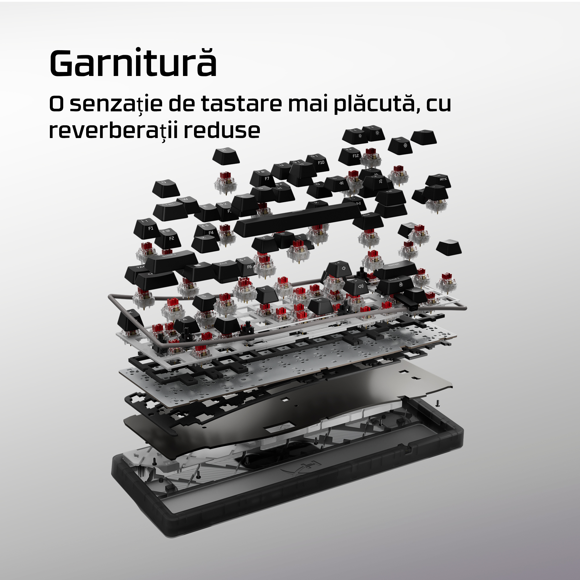Tastatura HyperX Origins 2 65, negru"B4QS3AA" - imagine 5