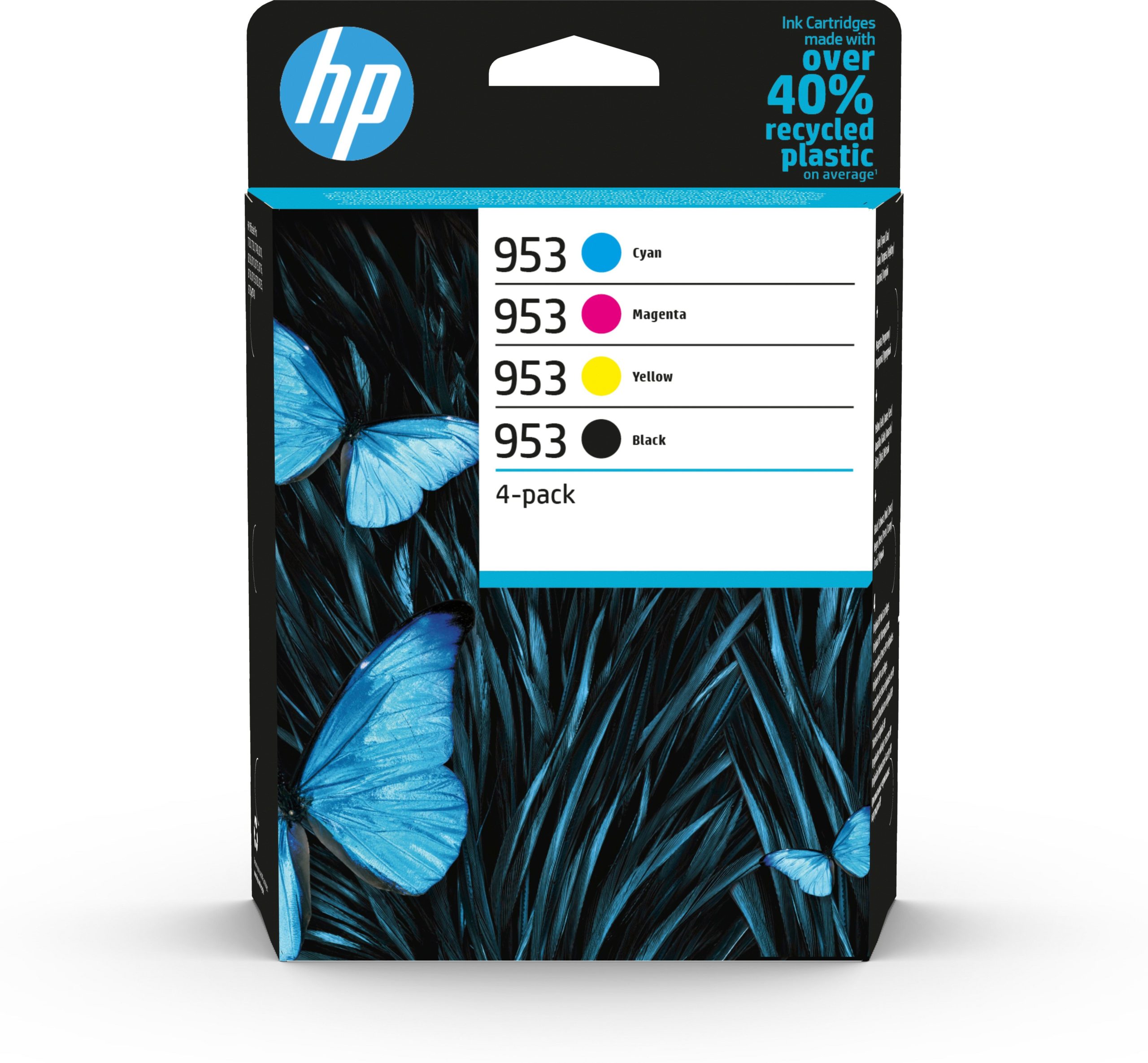 Combo-Pack Original HP CMYK, nr.953, pentru OfficeJet Pro 7720|7730|8210|8218|8720|8730, , (timbru verde 0.60 lei), "6ZC69AE"