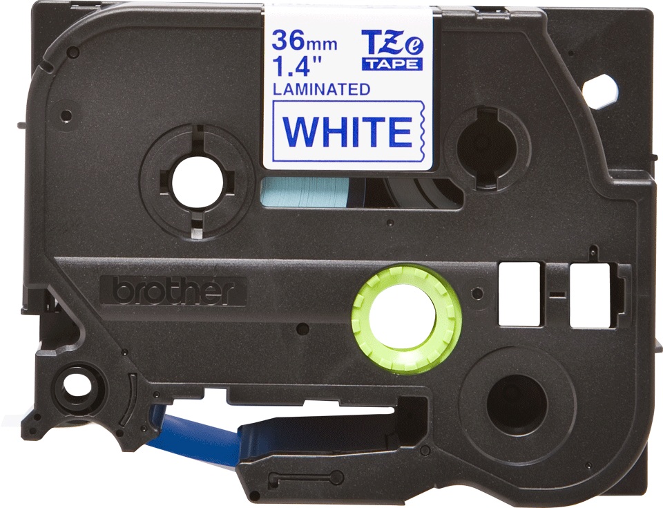 Banda laminata Original Brother Blue on White, TZE263, pentru 530|550|3600|9200|9400|9500|9600|9700|9800|D800|E800|P900|P910|P950, 36mm, incl.TV 0 RON, "TZE263"