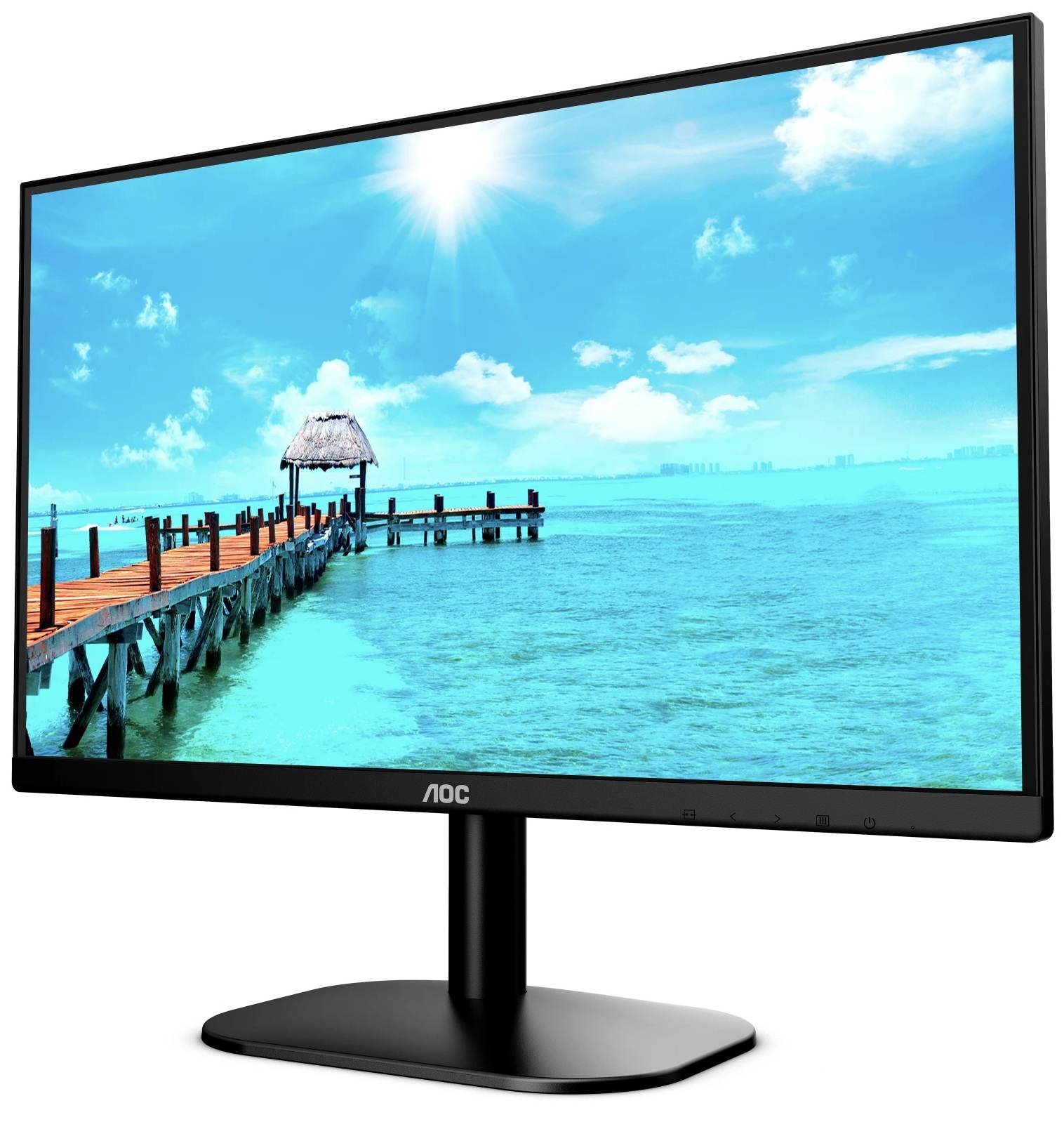 Monitor AOC 21.5" VA FHD 1920x1080 75Hz 4ms FlickerFree VGA HDMI 22B2H/EU ( timbru verde 7 lei )