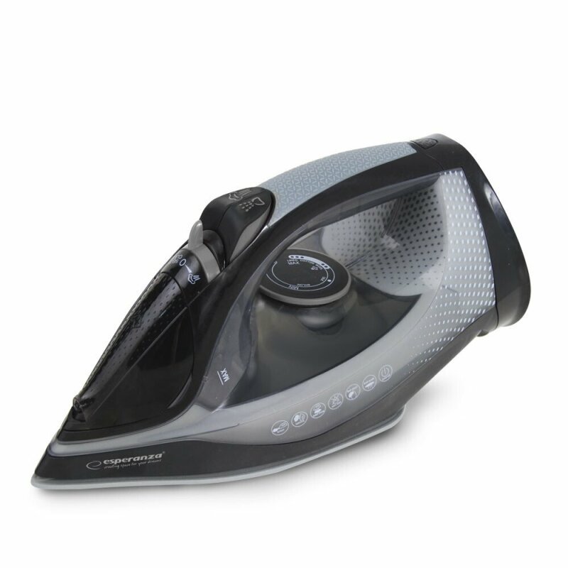 Fier de calcat Esperanza Satin EHI011 fara fir 2600W ceramica Negru "EHI011" (timbru verde 2 lei)