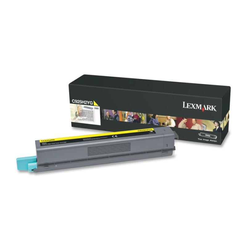 Toner Original Lexmark Yellow, C925H2YG, pentru C925 series, 7.5K, (timbru verde 1.2 lei) , "C925H2YG"
