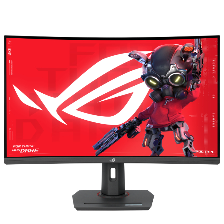 Monitor Gaming VA LED ASUS ROG Strix 31.5" XG32WCS, WQHD (2560 x 1440), HDMI, DisplayPort, Ecran curbat, 180 Hz, 1 ms (Negru) "90LM0AC0-B01970" - imagine 3