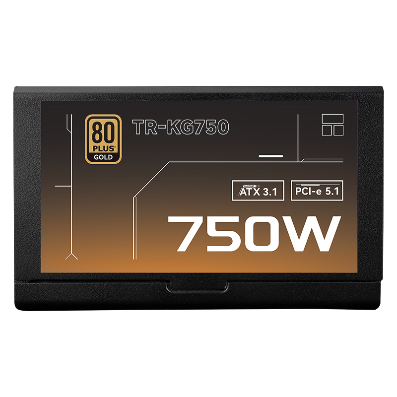 SURSA Thermalright "TR-KG750", 750W, certificare 80 Plus Gold, modular, LLC, DC to DC, fan 120mm, negru, "TR-KG750" (timbru verde 2 lei)