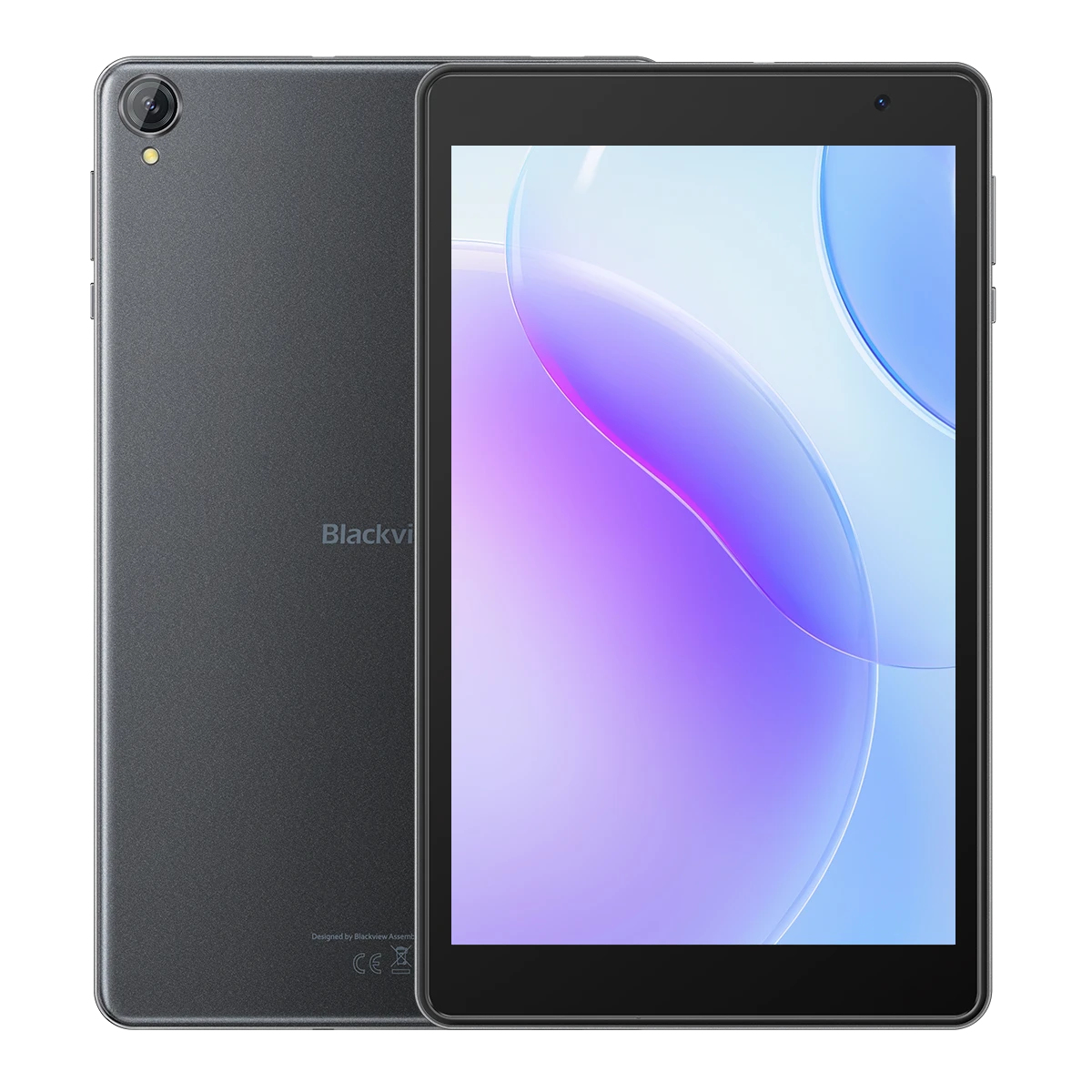 Blackview Tab 50 WiFi, 8inch HD+ IPS 800*1280, RK3562 Quad-core 2.0GHz, Front 0.3MP; Rear 2MP cam, 5580mAh battery, memory 4GB/128GB,2.4GHz,5GHz, dont support SIM card, Gray "BVTAB50-G" (timbru verde 0.9 lei)