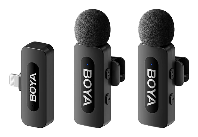 Microfon BY-V2-V2.0, Wireless, Negru "BY-V2-V2.0" (timbru verde 0.03 lei)