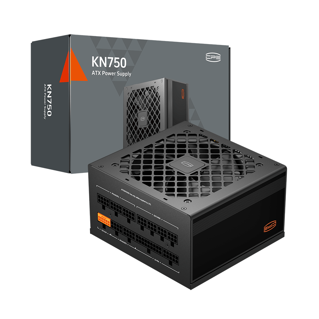 SURSA PCCooler "KN750", 750W, certificare 80Plus Gold, modular, PFC+Full Bridge SRCLLC+DC to DC, fan 120mm, negru, "P3-KN750-G1F" (timbru verde 2 lei)