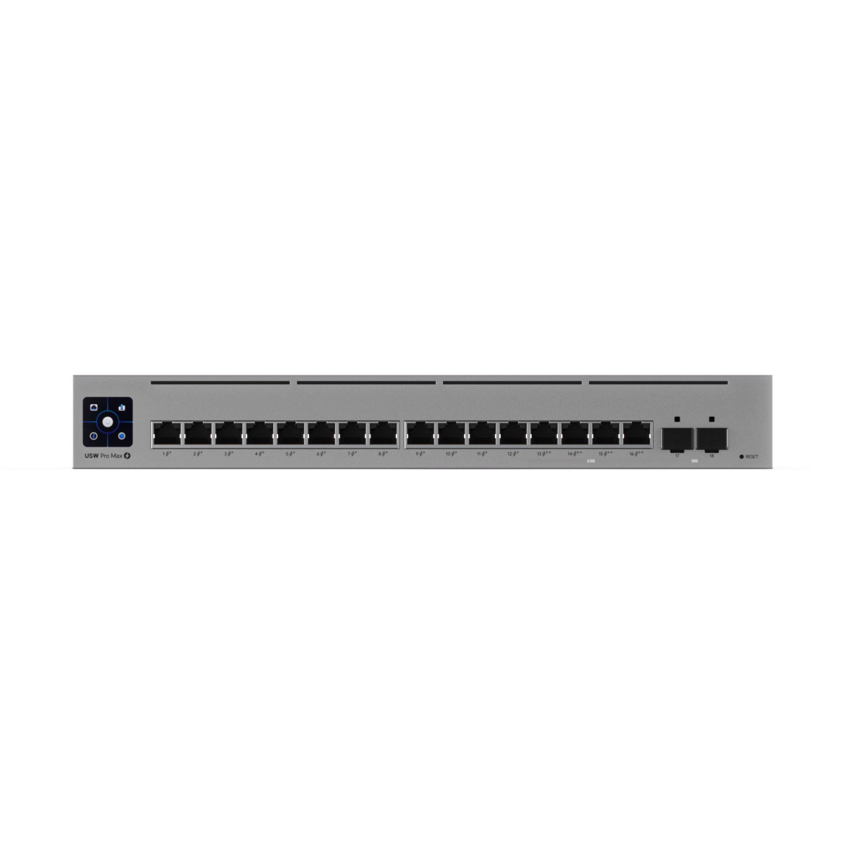 UBIQUITI UNIFI PRO MAX SWITCH 16-PORT L3 "USW-PRO-MAX-16" (timbru verde 0.8 lei)