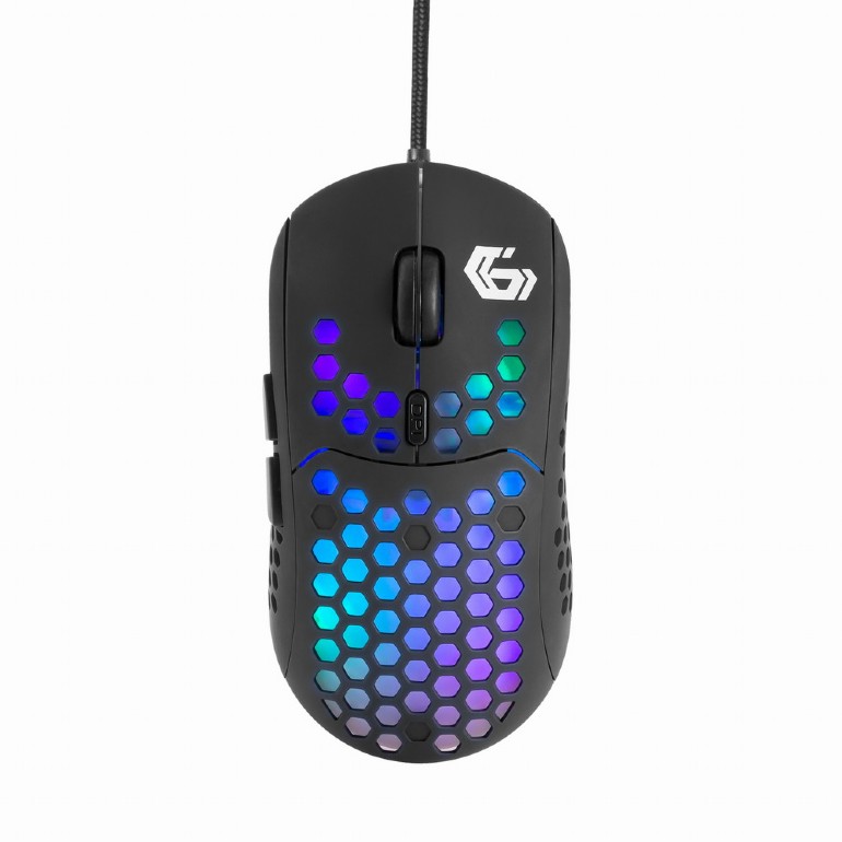 MOUSE GEMBIRD, gaming, cu fir, USB, optic, 7200 dpi, butoane/scroll 6/1, iluminare, cablu 1.8m, negru, "MUSG-RAGNAR-RX400" (timbru verde 0.18 lei)