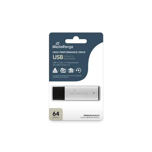 MediaRange USB 3.0 high performance flash drive, 64GB "MR1901" (timbru verde 0.03 lei)