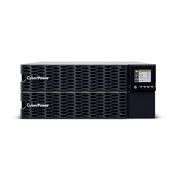 UPS CYBER POWER Online dubla conversie cu sin. pura, cu management, Rack 4U, LCD, 10000VA/10000W, 10x IEC, baterie 16x 12V/9Ah, incarcare pana la 4h, USB, RS232, slot SNMP, APFC, LCD col, EPO, EBM, GreenP, "OL10KERTHD" - imagine 3