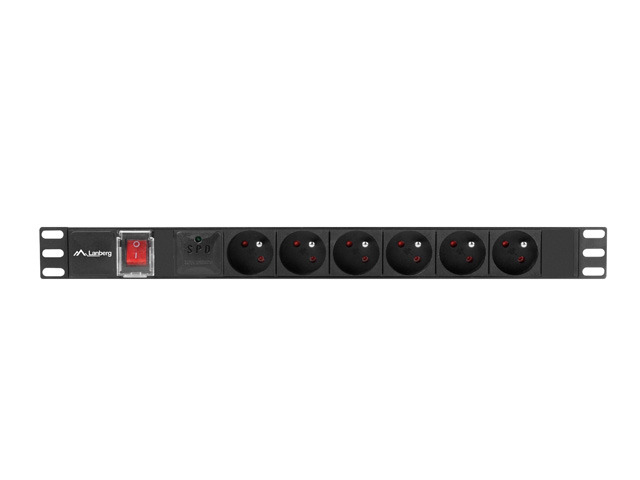 Unitate alimentare PDU 19", 6 prize ng "PDU-06E-0200-BK" (timbru verde 0.8 lei)