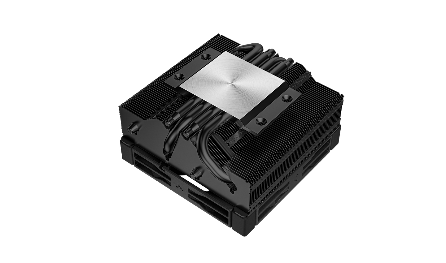 COOLER DeepCool "AN400 BK" skt. Intel si AMD, racire cu aer, vent. 92mm, 500 - 2950 RPM, 4 heatpipies, inaltime 52.5mm, iluminare LED alb,"R-AN400-BKWNMN-G" - imagine 5