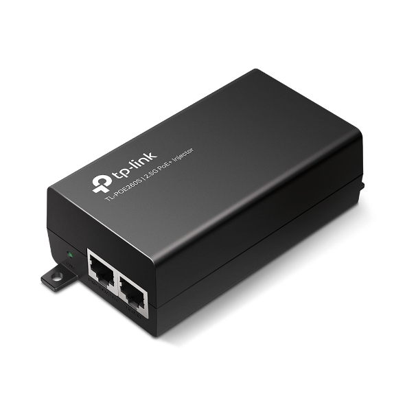 INJECTOR PoE+ TP-LINK 2 porturi 2.5 Gigabit, compatibil IEEE 802.3af/at 30W maxim 100M, carcasa plastic, "POE260S" (timbru verde 2 lei)