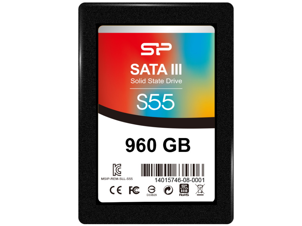 SSD SP SLIM S55 960GB 2.5" SATA 6Gb/s "SP960GBSS3S55S25"