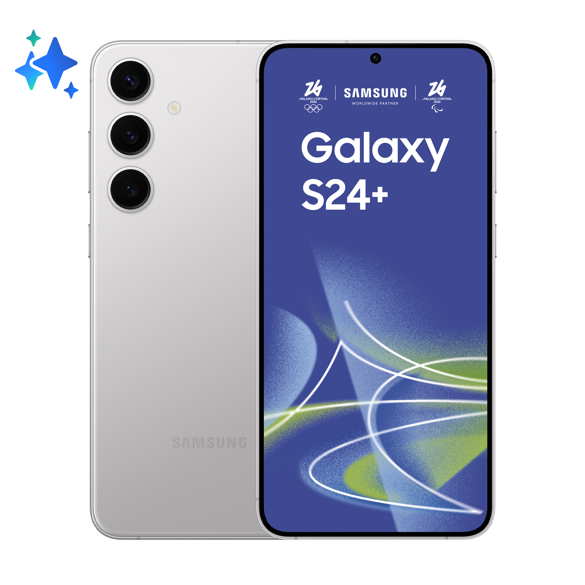 SG S24+ 5G 6.7" 12GB/256G DS Marble Gray"SM-S926BZADEUE" (timbru verde 0.45 lei)