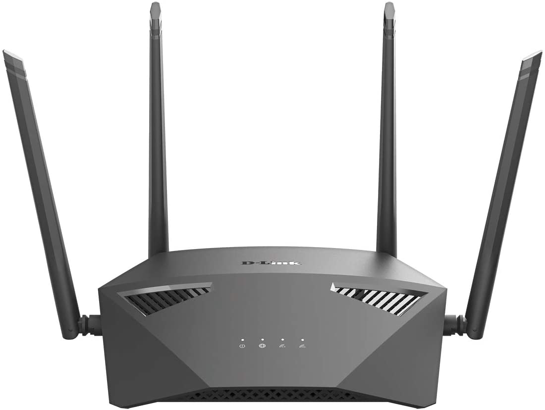ROUTER D-Link wireless 1900Mbps,1 x WAN Gigabit, 4 porturi Gigabit, 2.4 Ghz/5 Ghz dual band, 4 antene externe, securitate WPA3 "DIR-1950" (timbru verde 0.8 lei)